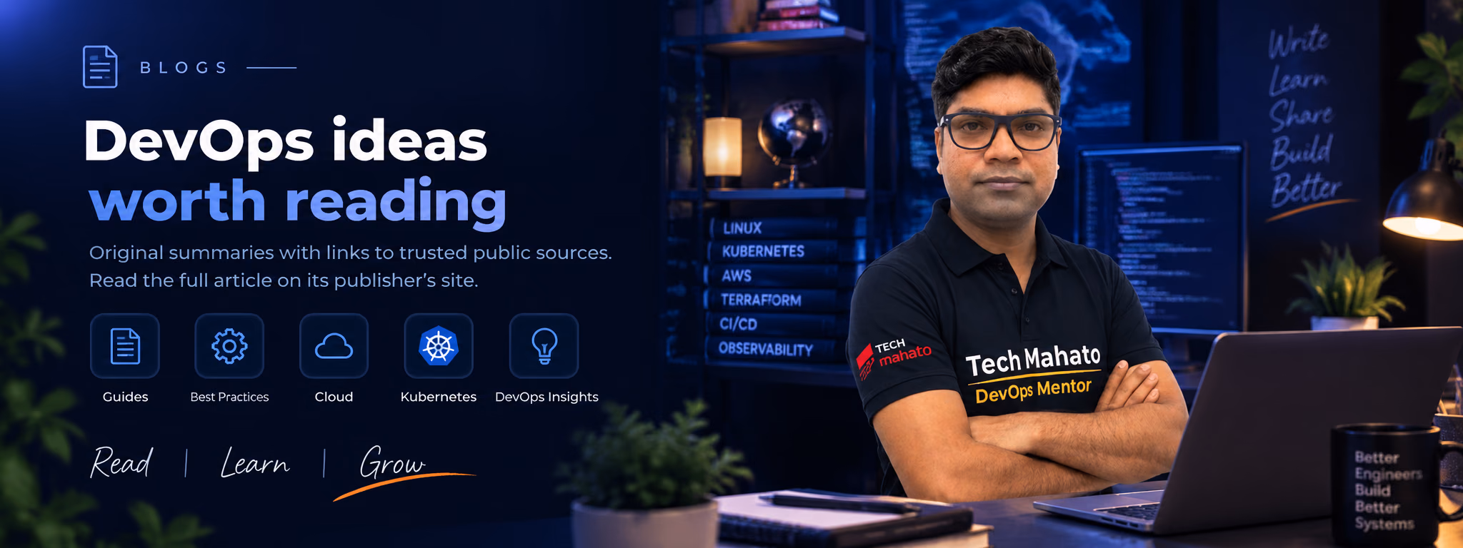 Tech Mahato DevOps Blogs — DevOps ideas worth reading. Guides, best practices, Cloud, Kubernetes, and DevOps insights.